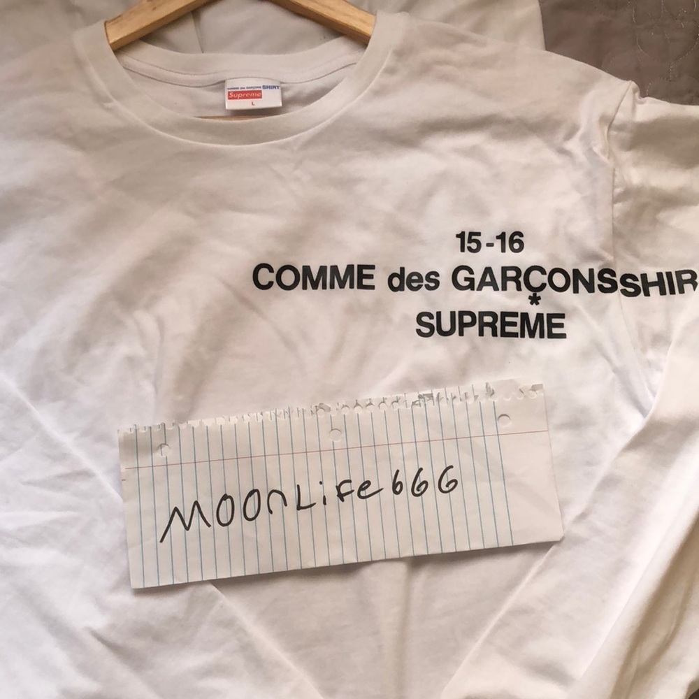 Supreme x CDG long sleeve size L 2015